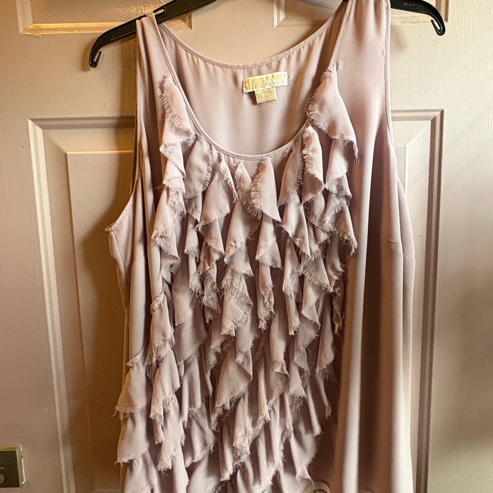 ***3 for $30***Michael Kors Lavender Ruffle Blouse